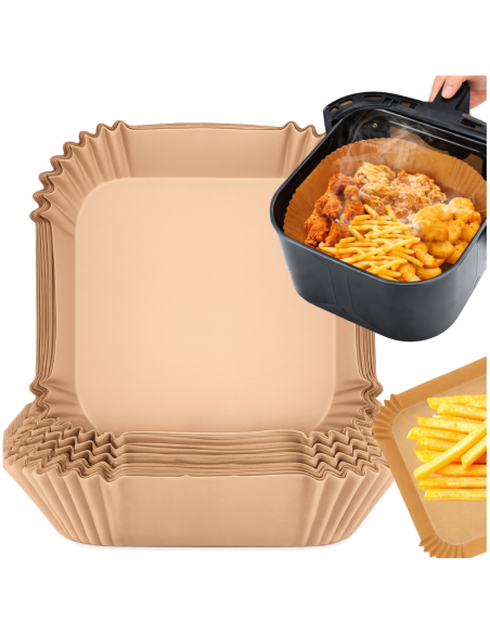 PAPIER DO PIECZENIA WKŁADKI DO FRYTKOWNICY POWIETRZNEJ AIR FRYER x50