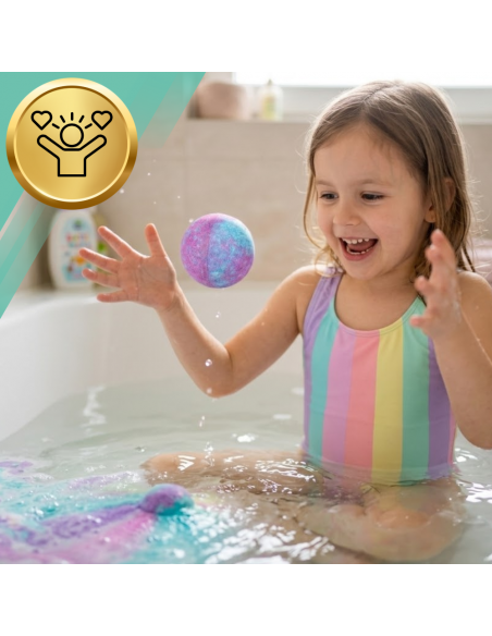 KULA DO KĄPIELI RAINBOW MUSUJĄCA BOMBA TĘCZOWA DLA DZIECI I DOROSŁYCH 6 SZT