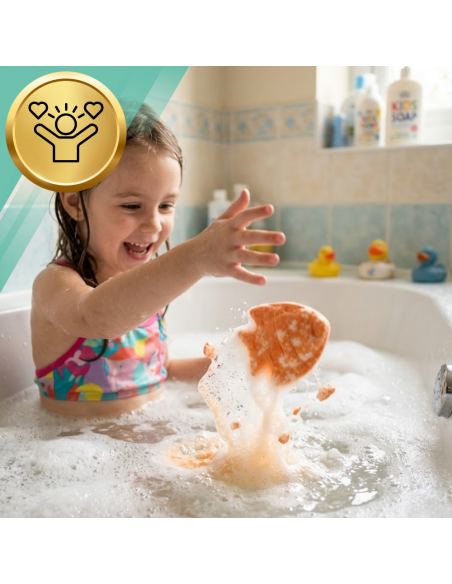 KULA DO KĄPIELI OCEAN MUSZLA MUSUJĄCA BOMBA DLA DZIECI I DOROSŁYCH 4 SZT