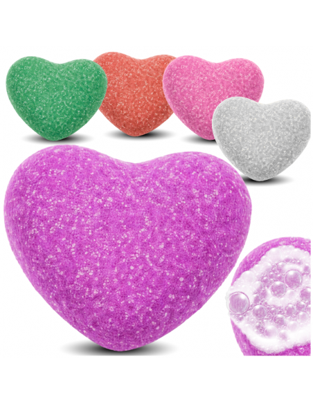 KULA DO KĄPIELI SERCE MUSUJĄCA BOMBA DLA DZIECI I DOROSŁYCH 6 SZT