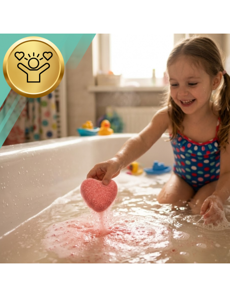 KULA DO KĄPIELI SERCE MUSUJĄCA BOMBA DLA DZIECI I DOROSŁYCH 6 SZT