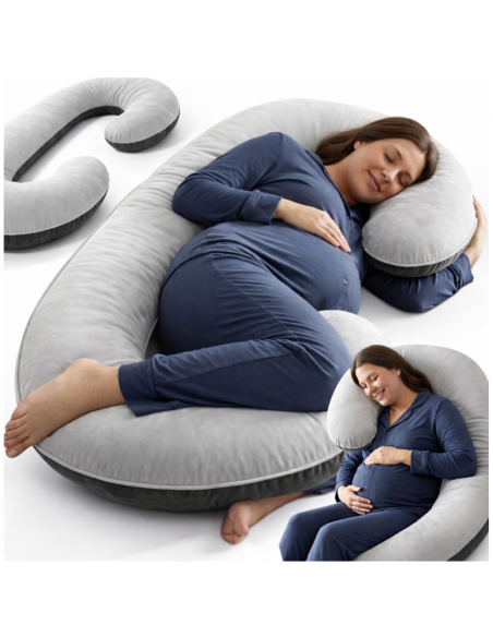 PODUSZKA DLA KOBIET W CIĄŻY CIĄŻOWA DO SPANIA TYPU C NICEKIDS