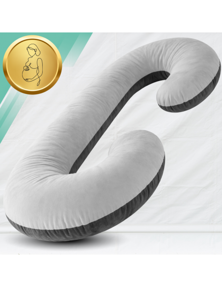 PODUSZKA DLA KOBIET W CIĄŻY CIĄŻOWA DO SPANIA TYPU C NICEKIDS