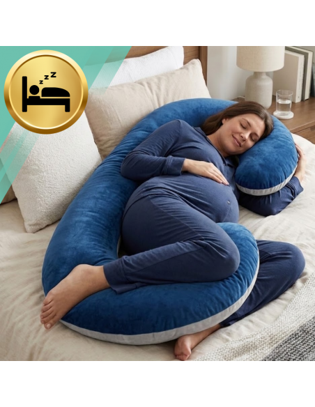 PODUSZKA DLA KOBIET W CIĄŻY CIĄŻOWA DO SPANIA TYPU C NICEKIDS