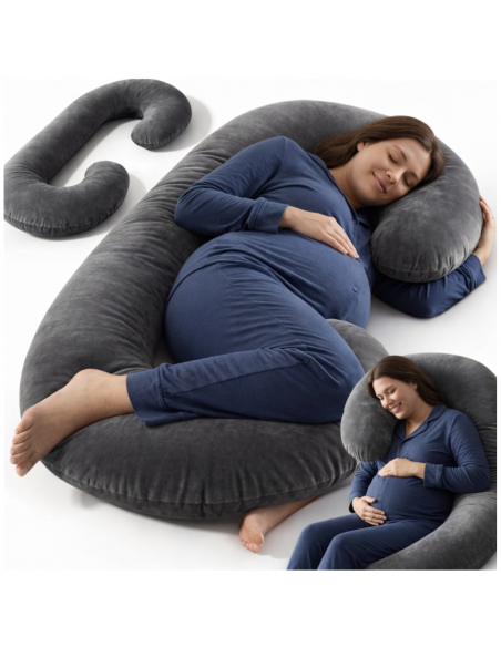 PODUSZKA DLA KOBIET W CIĄŻY CIĄŻOWA DO SPANIA TYPU C NICEKIDS