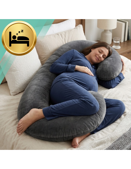 PODUSZKA DLA KOBIET W CIĄŻY CIĄŻOWA DO SPANIA TYPU C NICEKIDS