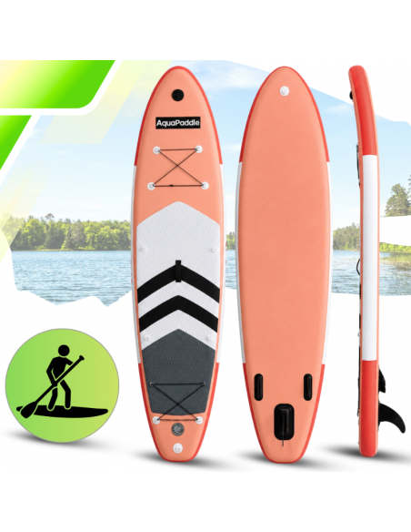 Deska SUP 320 cm AquaPaddle Zestaw Paddleboard + Wiosło + Pompka + Plecak 180 kg