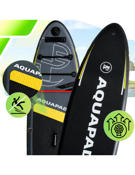 Deska SUP z siedziskiem AquaPaddle 335x84x15 cm wiosło pompka zestaw plecak
