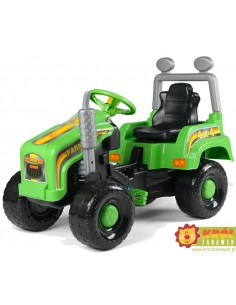 Ogromny zielony traktor na pedały dla dzieci 