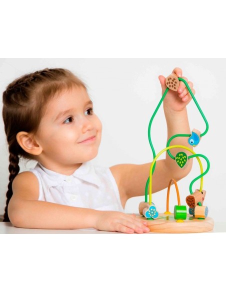 Drewniany labirynt drzewo (przeplatanka)