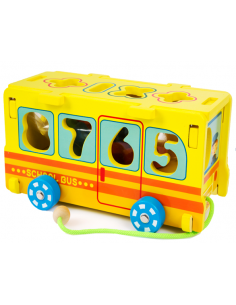 Autobus sorter z cyferkami puzzle 2