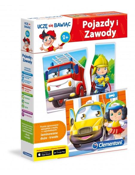 Uczę się bawiąc. Pojazdy i zawody- Clementoni