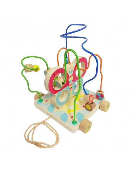 Labirynt (przeplatanka) na kółkach Motyl LUCY & LEO