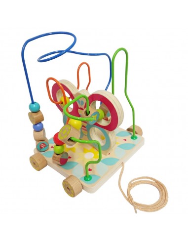 Labirynt (przeplatanka) na kółkach Motyl LUCY & LEO