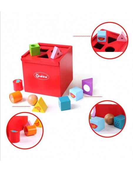 Drewniana Kostka edukacyjna sorter ONSHINE 
