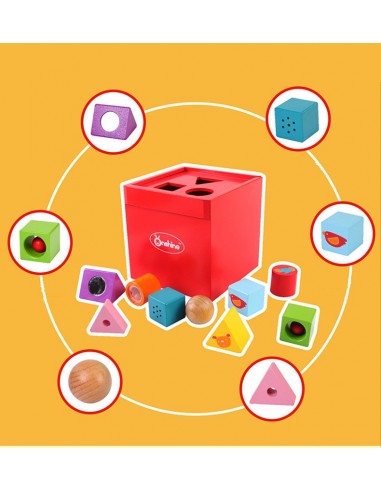 Drewniana Kostka edukacyjna sorter ONSHINE 