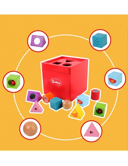 Drewniana Kostka edukacyjna sorter ONSHINE 