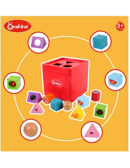 Drewniana Kostka edukacyjna sorter ONSHINE 