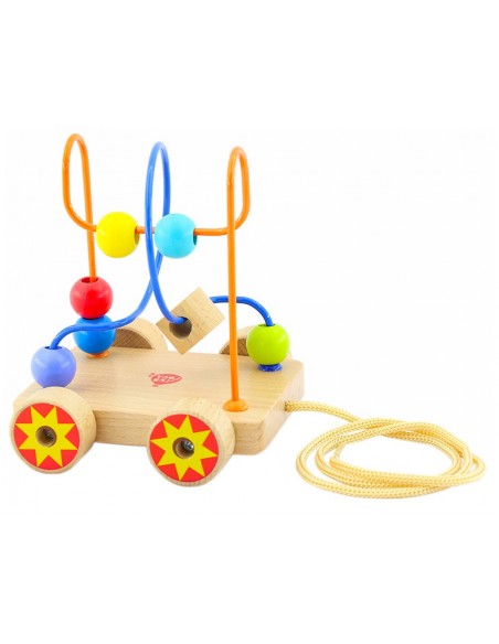 Labirynt (przeplatanka) na kółkach  LUCY & LEO