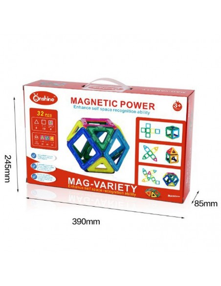 Klocki magnetyczne Onshine 32 szt.