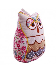 Maskotka Poduszka SOWA RÓŻOWA