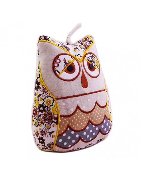 Maskotka Poduszka SOWA BRĄZOWA