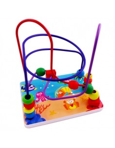 Drewniany labirynt przeplatanka wodny świat