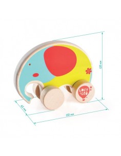 Drewniany Słoń Lucy & Leo 2