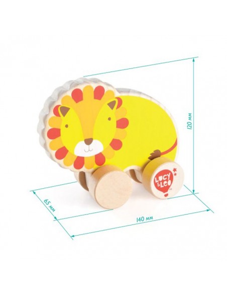Drewniany Lew Lucy &Leo