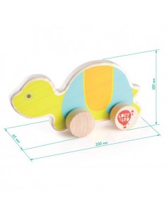 Drewniany Żółw Lucy & Leo 2
