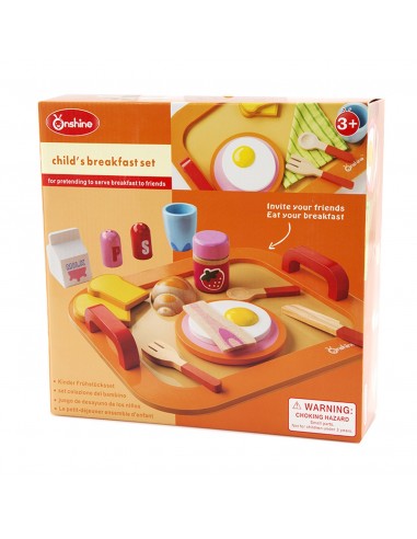 Drewniany zestaw Śniadaniowy