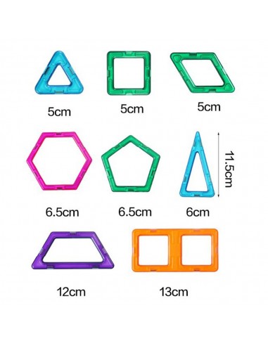 Klocki magnetyczne Onshine 152szt. + karty 