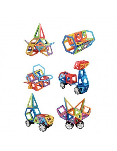 Klocki magnetyczne Onshine 152szt. + karty 