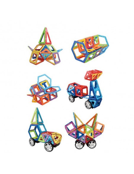 Klocki magnetyczne Onshine 152szt. + karty 