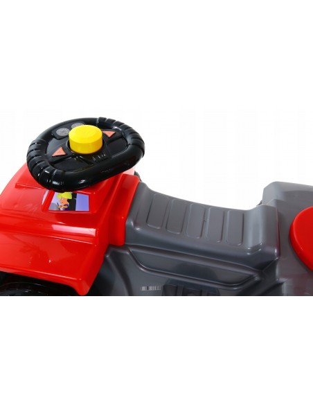 Duża wywrotka czerwona- jeździk 