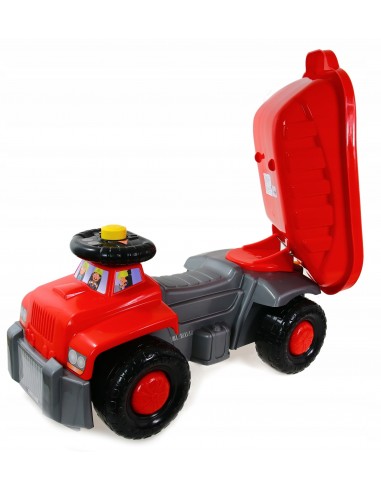 Duża wywrotka czerwona- jeździk 