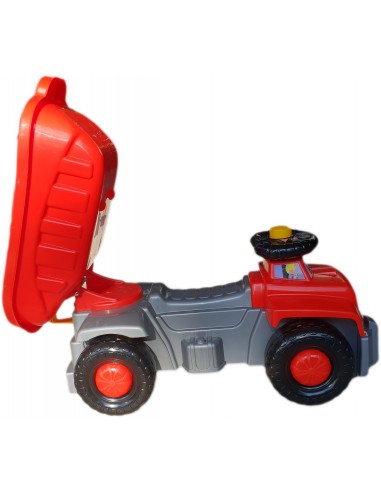 Duża wywrotka czerwona- jeździk 