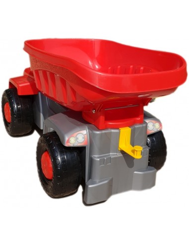 Duża wywrotka czerwona- jeździk 