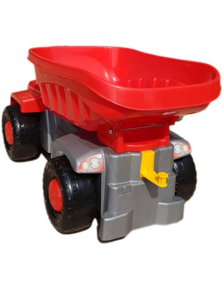 Duża wywrotka czerwona- jeździk 