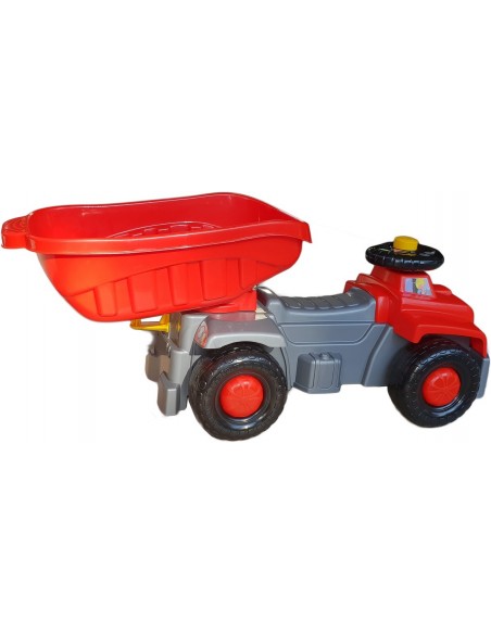 Duża wywrotka czerwona- jeździk 