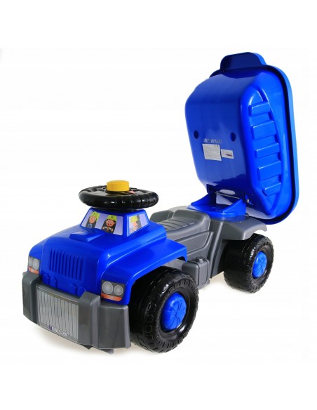 Duża wywrotka niebieska- jeździk 