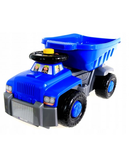 Duża wywrotka niebieska- jeździk 