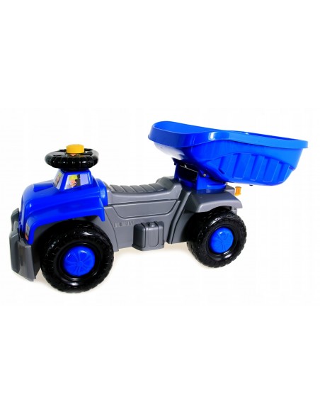 Duża wywrotka niebieska- jeździk 