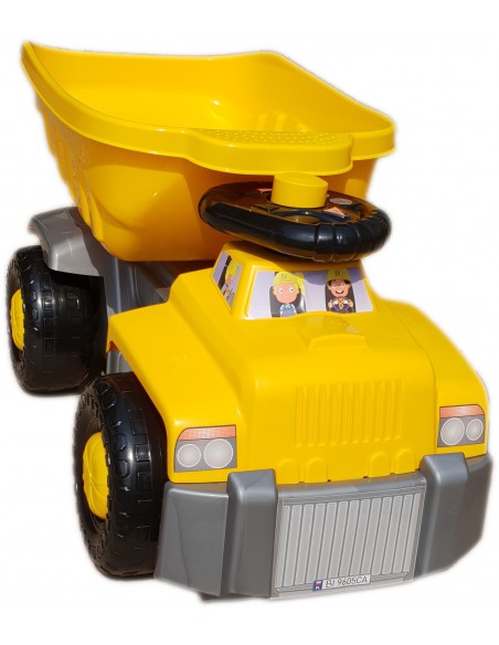 Duża wywrotka żółta- jeździk 