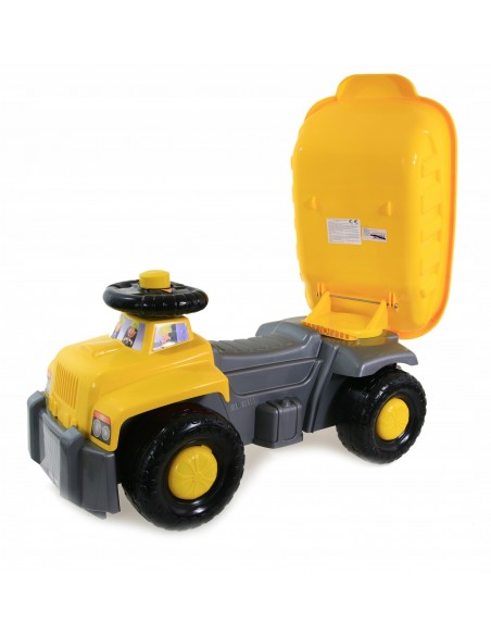 Duża wywrotka żółta- jeździk 