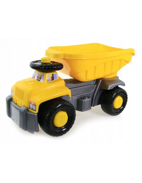 Duża wywrotka żółta- jeździk 