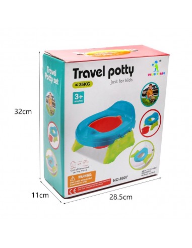 Nocnik 2w1 turystyczny, nakładka na wc sedes