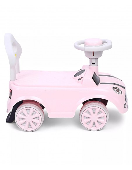 Jeździk MINI COOPER chodzik pchacz różowy