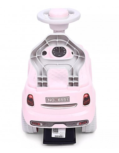 Jeździk MINI COOPER chodzik pchacz różowy