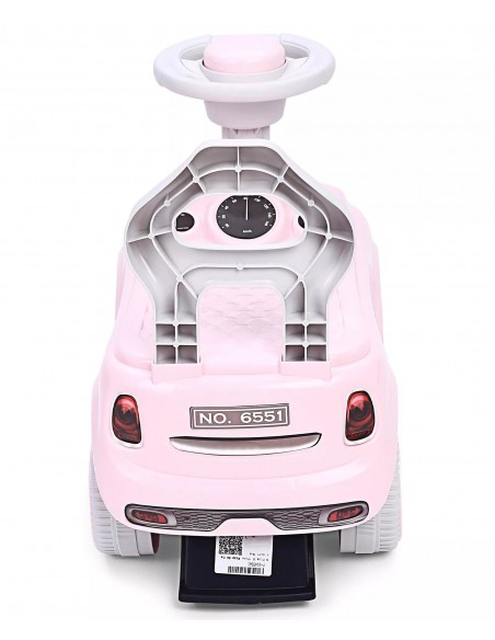 Jeździk MINI COOPER chodzik pchacz różowy